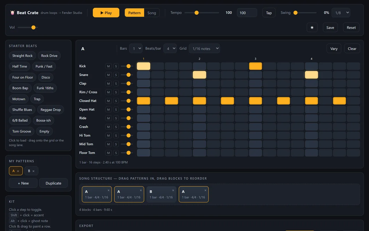Beat Crate screenshot
