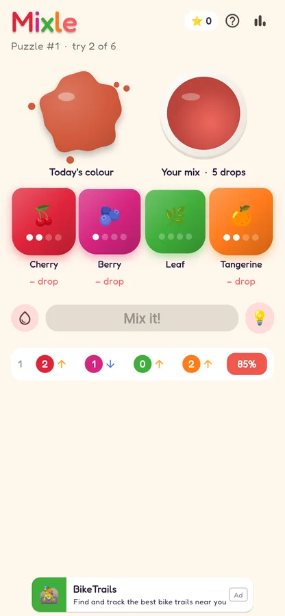 Mixle screenshot